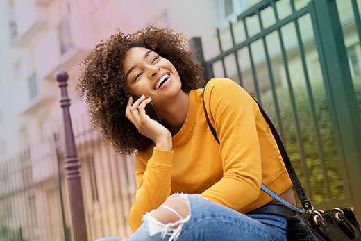 Mobile-Women-Calling